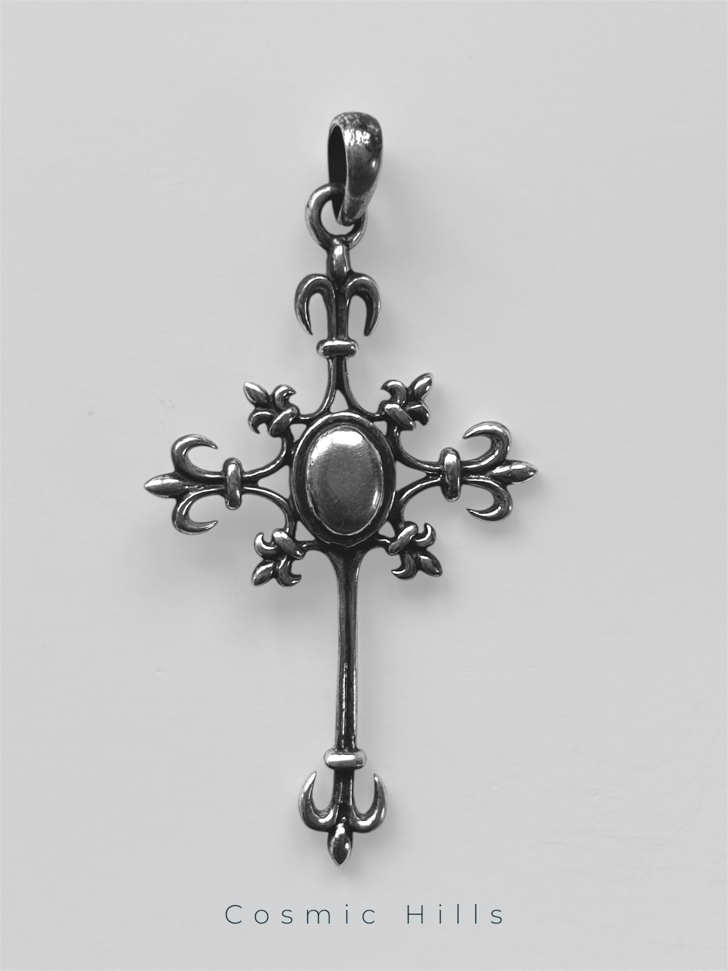 Oxidized Silver Locket
