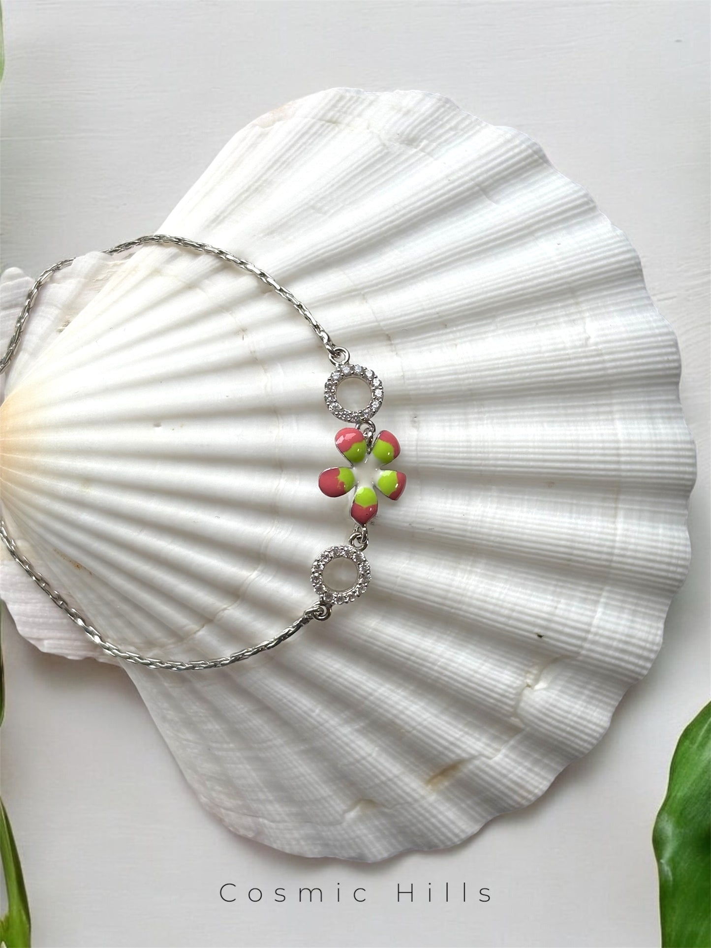 Colourful Flower Bracelet